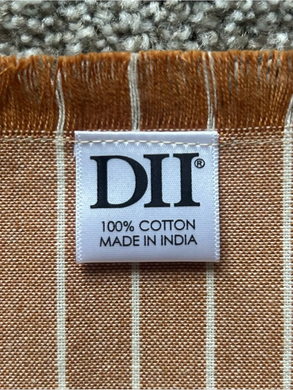 Striped Fringe Napkins